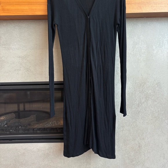 ADEAM Black Cardigan Dress, Size L - Picture 9 of 16